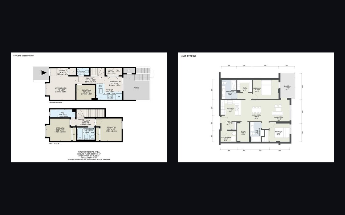 Floor plan samples